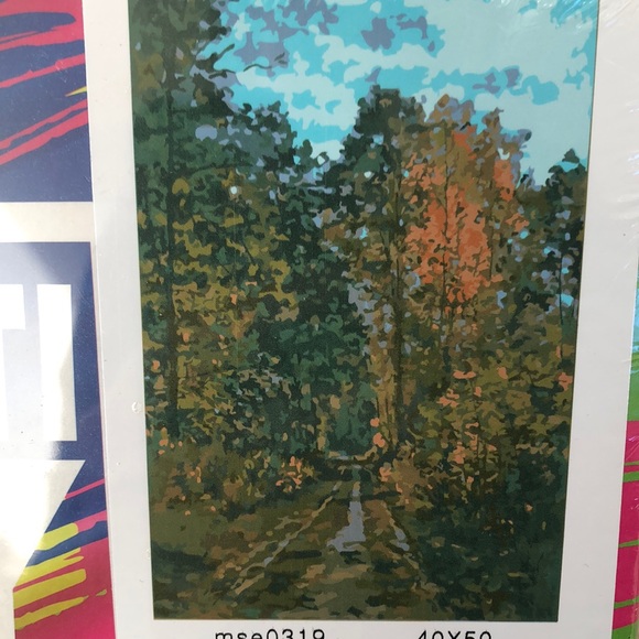 Monet’s Path in the Forest Paint by Numbers for Adults, New - Picture 1 of 10